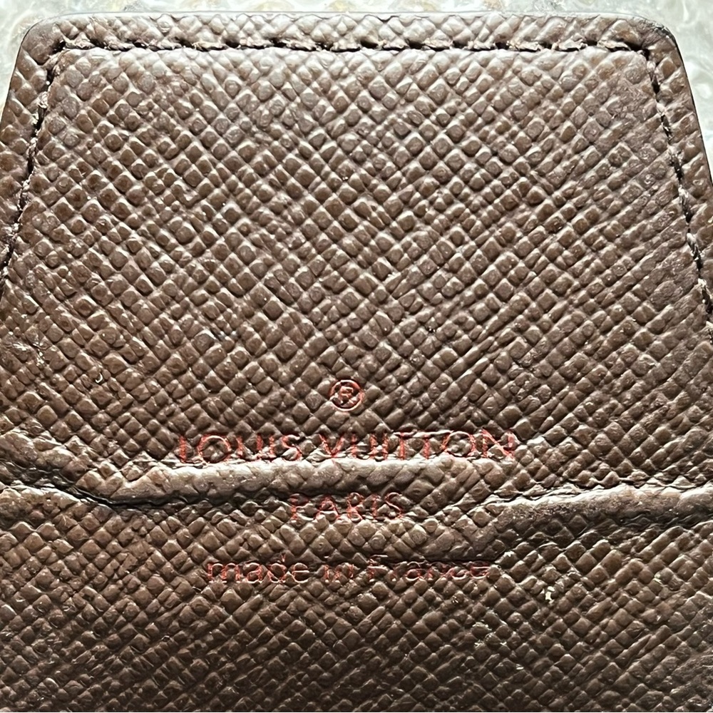 Pre-owned Authentic Louis Vuitton Damier Ebene Pouch/Cigarette Case - Picture 13 of 13